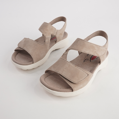 Elsie Sand Microsuede Sandals