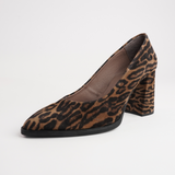 Sable Animal Suede Leather Heels