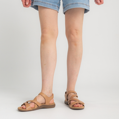 Big Time Natural Leather Sandals