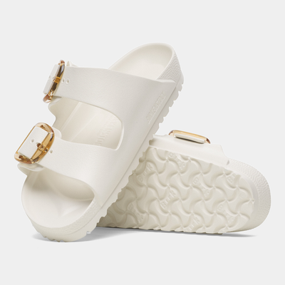 Arizona Eva Big Buckle Eggshell Sandals