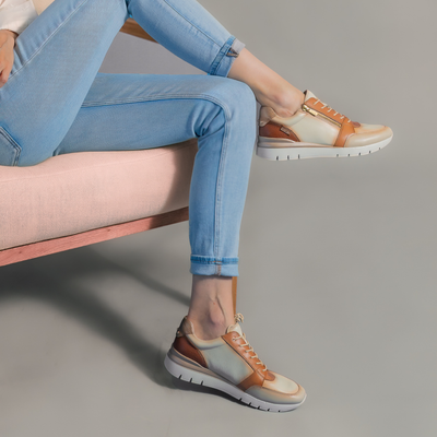 W4r-6718c4 Nata Leather Sneakers