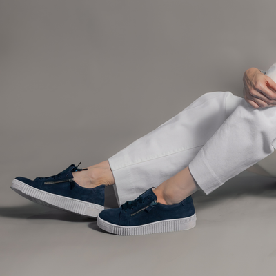 Amelia Atlantik Suede Leather Sneakers