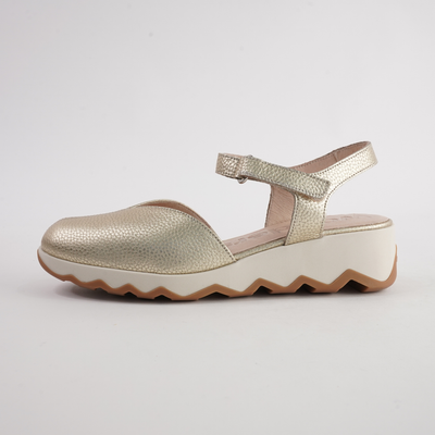 Cobi Platino Leather Wedges