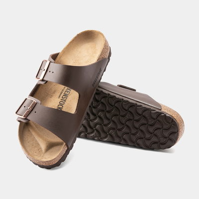 Arizona Birko-Flor Dark Brown Sandals