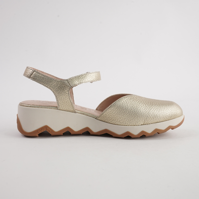 Cobi Platino Leather Wedges
