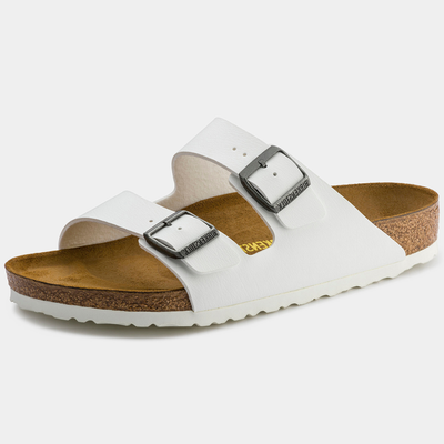 Arizona Birko-flor White Sandals