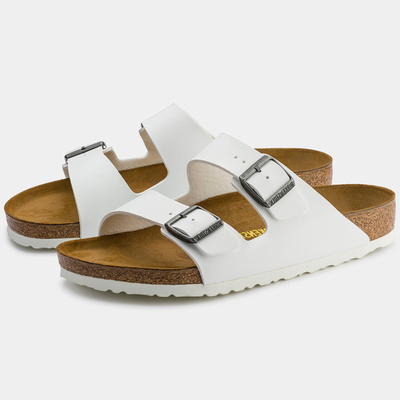 Arizona Birko-flor White Sandals