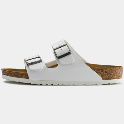 Arizona Birko-flor White Sandals
