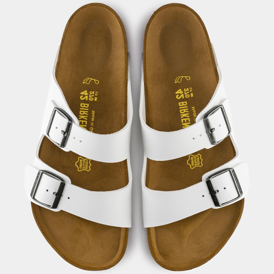 Arizona Birko-flor White Sandals