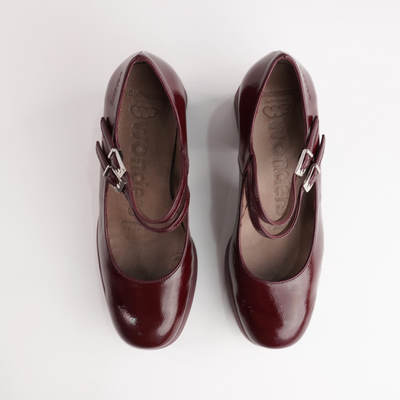 Indira Vino Leather Heels