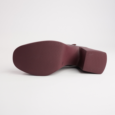 Indira Vino Leather Heels