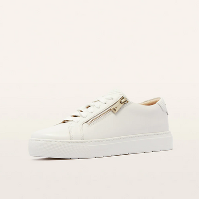 Billie Ii White Leather Sneakers