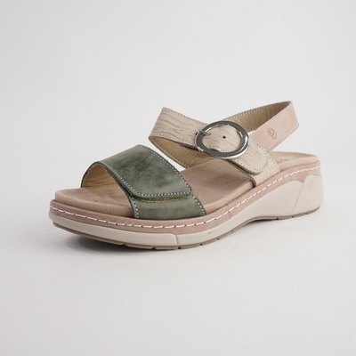Dixie Sandy Multi Leather Sandals