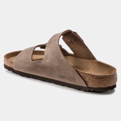 Arizona Oiled Leather Tobacco Brown Sandals