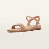 Bree Camel Leather Sandals