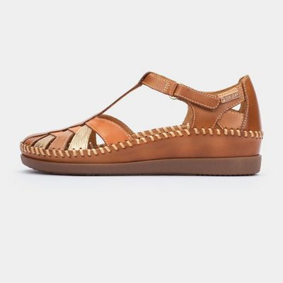 W8k-0705c1 Brandy Leather Sandals