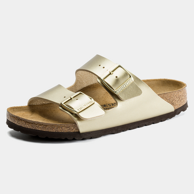 Arizona Birko-Flor Gold Sandals