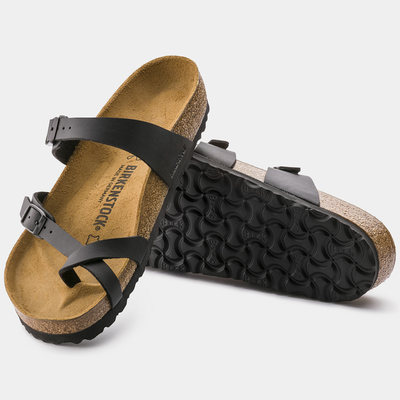 Mayari Birko-flor Black Sandals