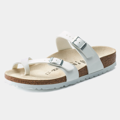 Mayari Birko-flor White Sandals