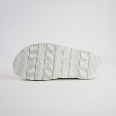 Janescha 701 Off White Leather Slides