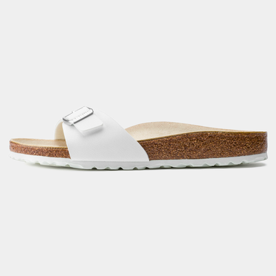 Madrid Birko-flor White Sandals