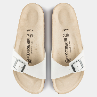 Madrid Birko-flor White Sandals