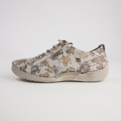 Fergey 56 Creme Multi Leather Sneakers
