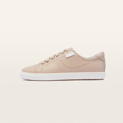 Nat Iii Light Blush Emboss Leather Sneakers