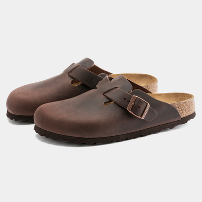 Boston Oiled Leather Habanna Flats