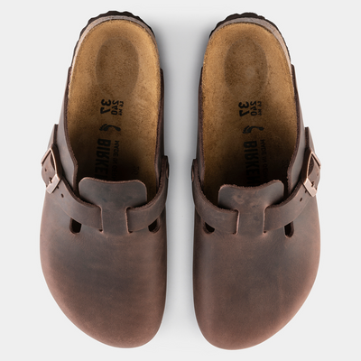 Boston Oiled Leather Habanna Flats