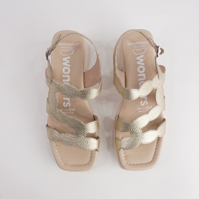 Dawn Platino Leather Heels