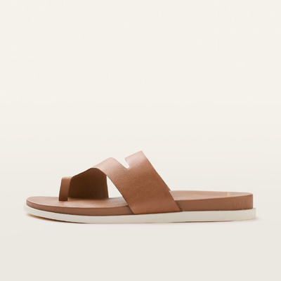 Riveria Tan Leather Sandals