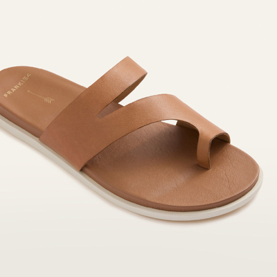 Riveria Tan Leather Sandals