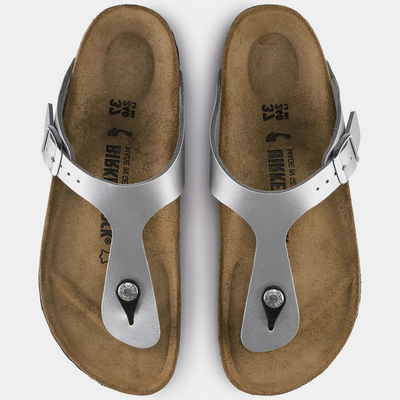 Gizeh Birko-flor Silver Sandals