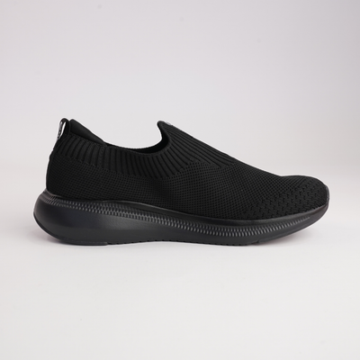 Stride Jet Black Sneakers