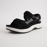 Estelle 02 Schwarz Combi Leather Sandals