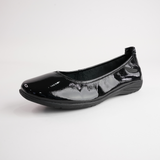 Fenja 01 Black Patent Leather Ballet Flats