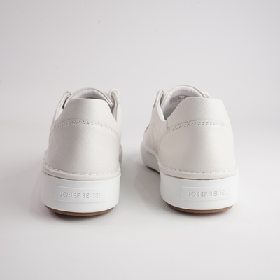 Claire 01 White Leather Sneakers