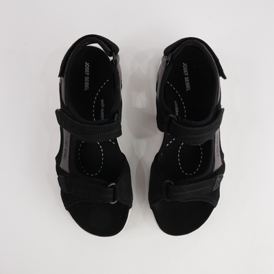 Estelle 02 Schwarz Combi Leather Sandals