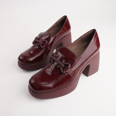 Callisto Vino Leather Heels