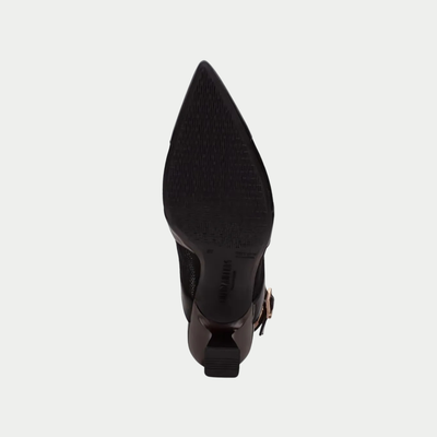 Hv254003 Black Leather Heels