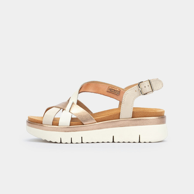 W4n-0650c1 Natural Multi Leather Sandals