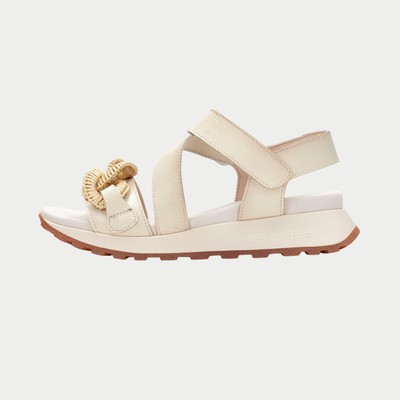 Hv253964 Latte Leather Sandals