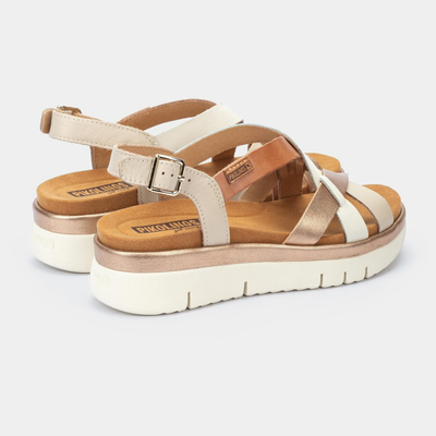 W4n-0650c1 Natural Multi Leather Sandals
