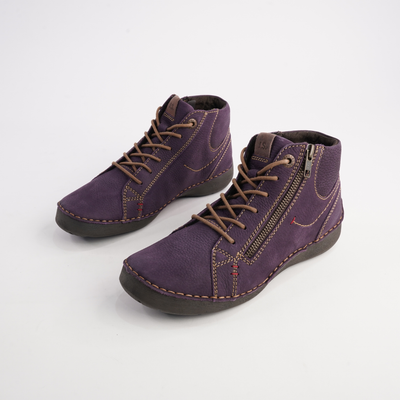 Fergey 67 Purple Ankle Boots