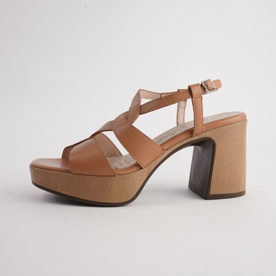 Lennon Cuero Leather Heels