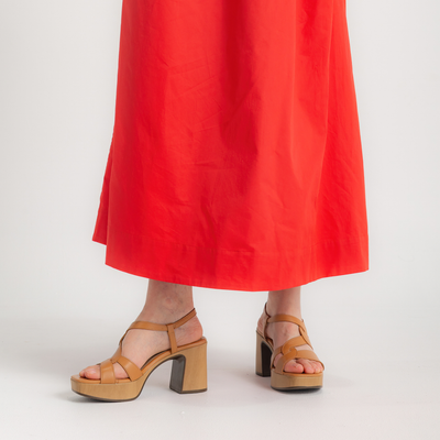 Lennon Cuero Leather Heels