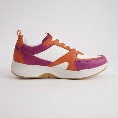 Elli 09 Magenta Multi Leather Sneakers