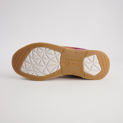 Elli 09 Magenta Multi Leather Sneakers