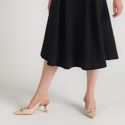 Hv253867 Taupe/ Latte Leather Heels